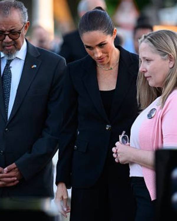 Meghan Markle 79th World Health Assembly Black Suit