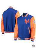 Men’s New York Mets Orange & Blue Varsity Jacket