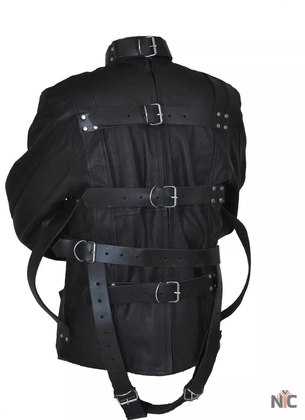 Men’s Real Heavy Duty Leather Straight Jacket