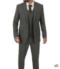 Men's Vintage 3-Piece Grey Tweed Suit for Prom