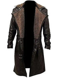 Men’s German WW2 Leather Trench Coat