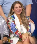 Good Morning America Danielle Fishel Floral Blazer