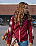 Stranger Things S04 Sadie Sink Red Track Jacket