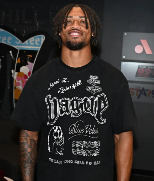 A.J.Terrell The Big Tigger Morning Show with Jazzy McBee Black T-shirt