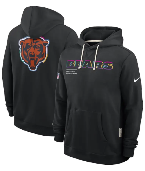 Chicago Bears 2025 Crucial Catch Sideline Hoodie