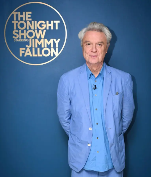 David Byrne The Tonight Show Starring Jimmy Fallon S12 Blue Blazer