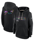 Buffalo Bills 2025 Crucial Catch Black Dri-FIT Hoodie