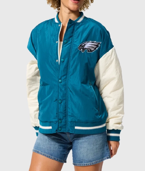 Terez Philadelphia Eagles Bomber Jacket