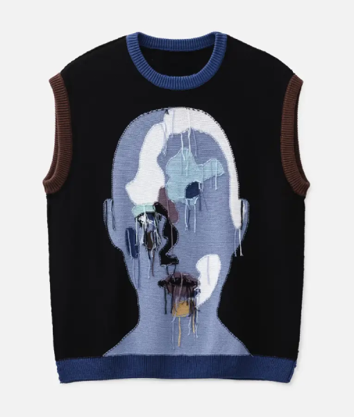 Access Hollywood Scott Evans Abstract Face Vest