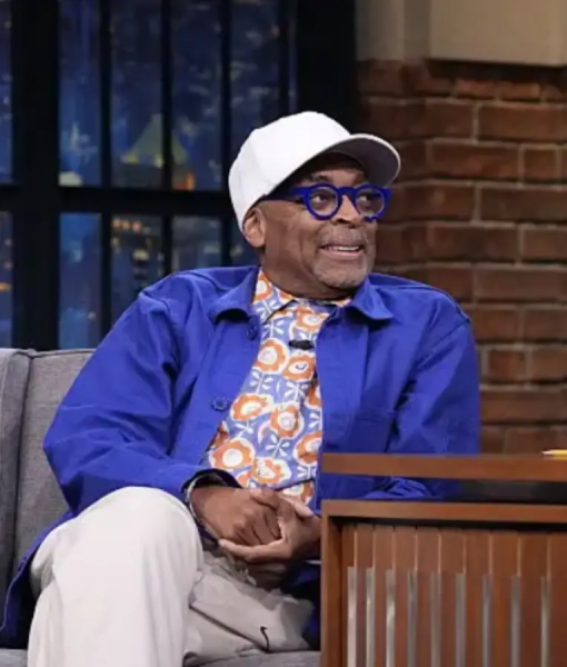 Spike Lee Late Night With Seth Meyers S12 Blue Jacket