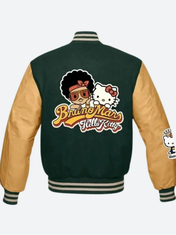 Bruno Mars Hello Kitty Varsity Jacket