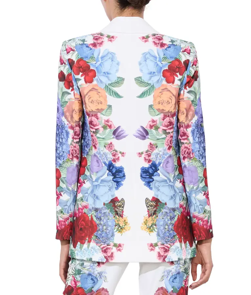 Good Morning America Danielle Fishel Floral Blazer