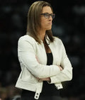 Stephanie White 2025 WNBA Playoffs Semifinal White Jacket