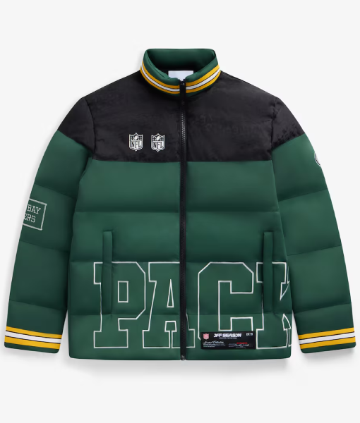 Green Bay Packers Off Season Green Team Puffer Jacket