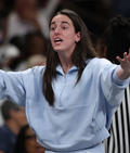 Caitlin Clark Indiana Fever v Atlanta Dream Blue Jacket