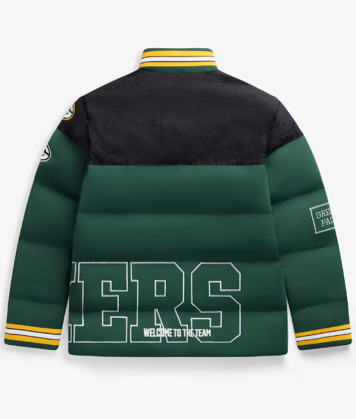 Green Bay Packers Off Season Green Team Puffer Jacket