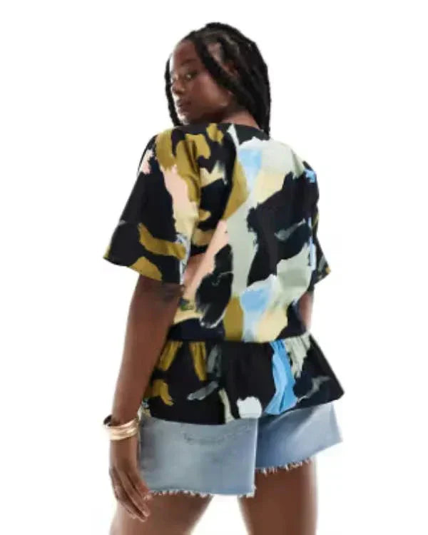 Women’s My Life Is Murder S05 Abstract Print Top