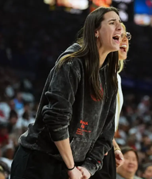Caitlin Clark 2025 WNBA Playoffs Semifinal Black Hoodie