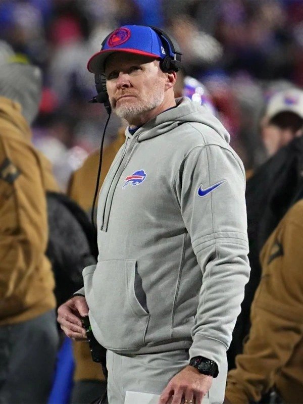Buffalo Bills Coach Sean McDermott Grey Hoodie