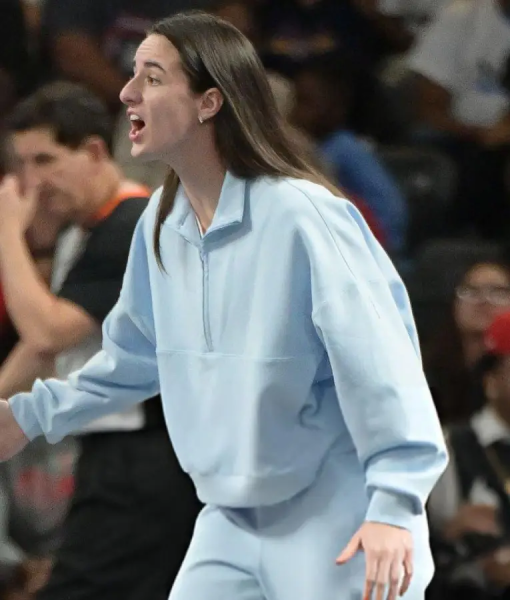 Caitlin Clark Indiana Fever v Atlanta Dream Blue Jacket