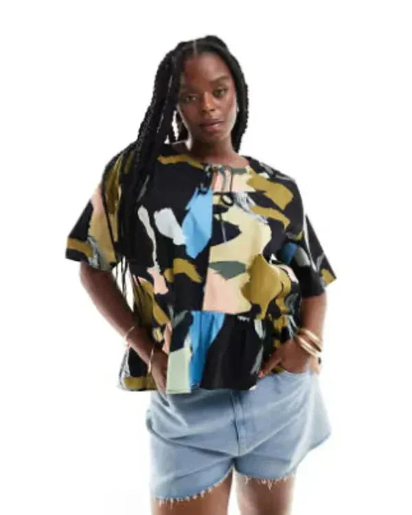 Women’s My Life Is Murder S05 Abstract Print Top