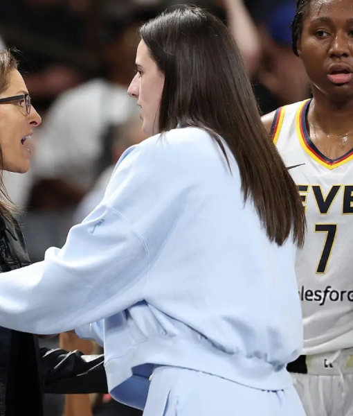 Caitlin Clark Indiana Fever v Atlanta Dream Blue Jacket