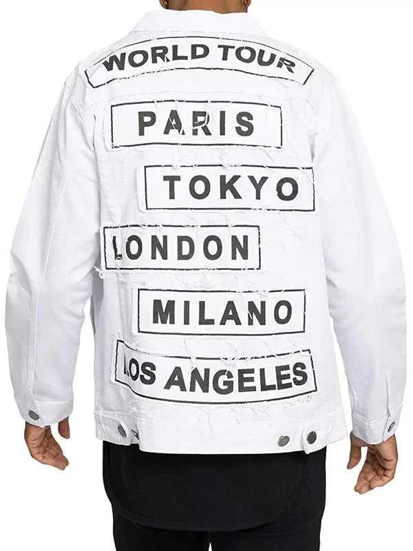 Mens World Tour Denim Jacket