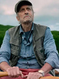 Michael Douglas Looking Through Water 2025 Green Vest