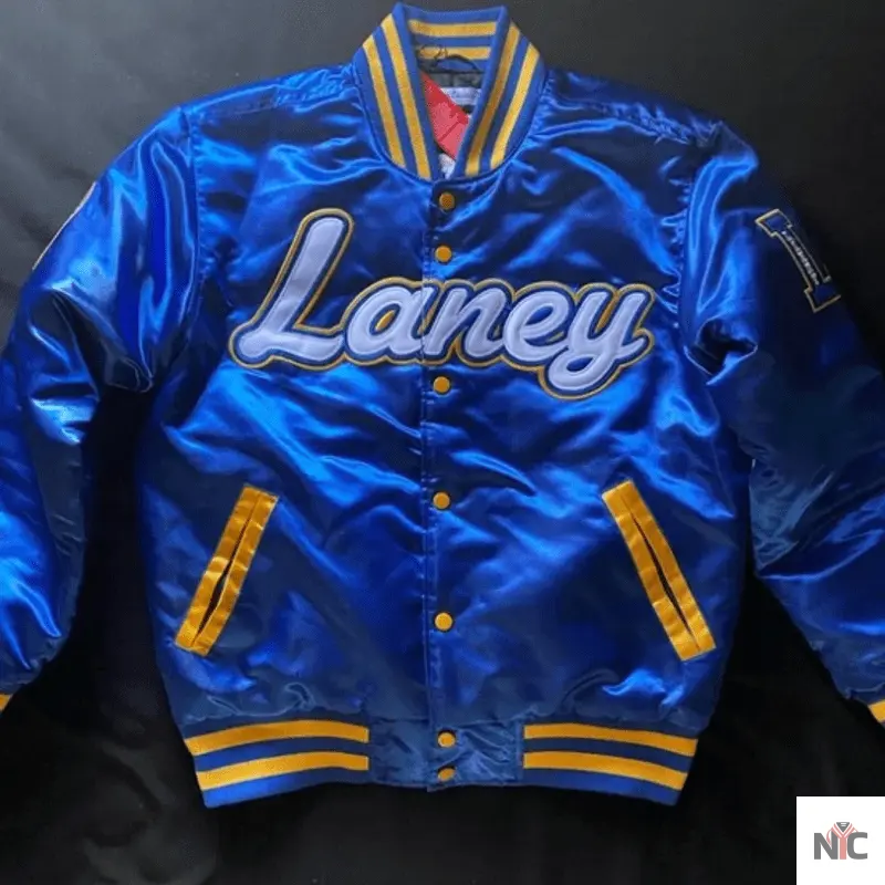 Michael Jordan Laney High School Satin Varsity Jacket