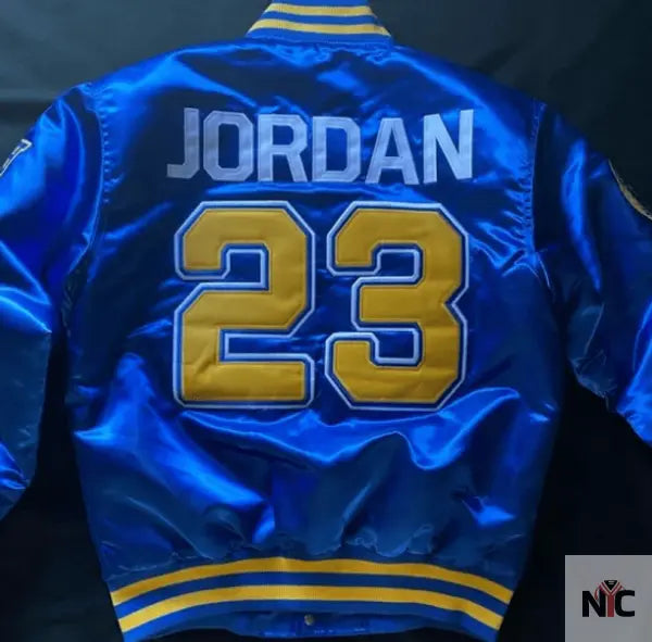 Michael Jordan Laney High School Satin Varsity Jacket