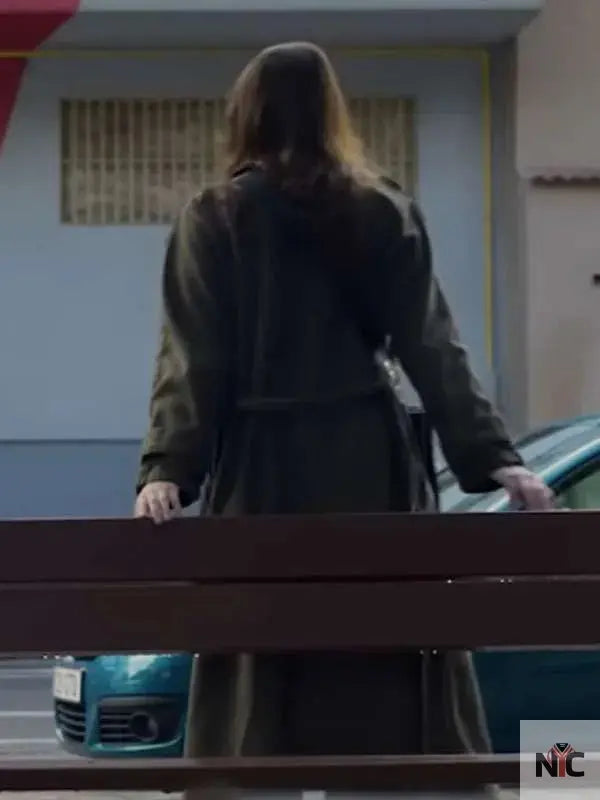 Milena Smit The Snow Girl Green Coat