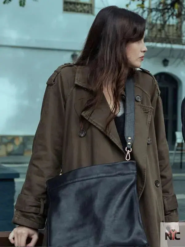 Milena Smit The Snow Girl Green Coat