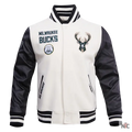 Milwaukee Bucks Retro Classic Rib Wool Varsity Jacket