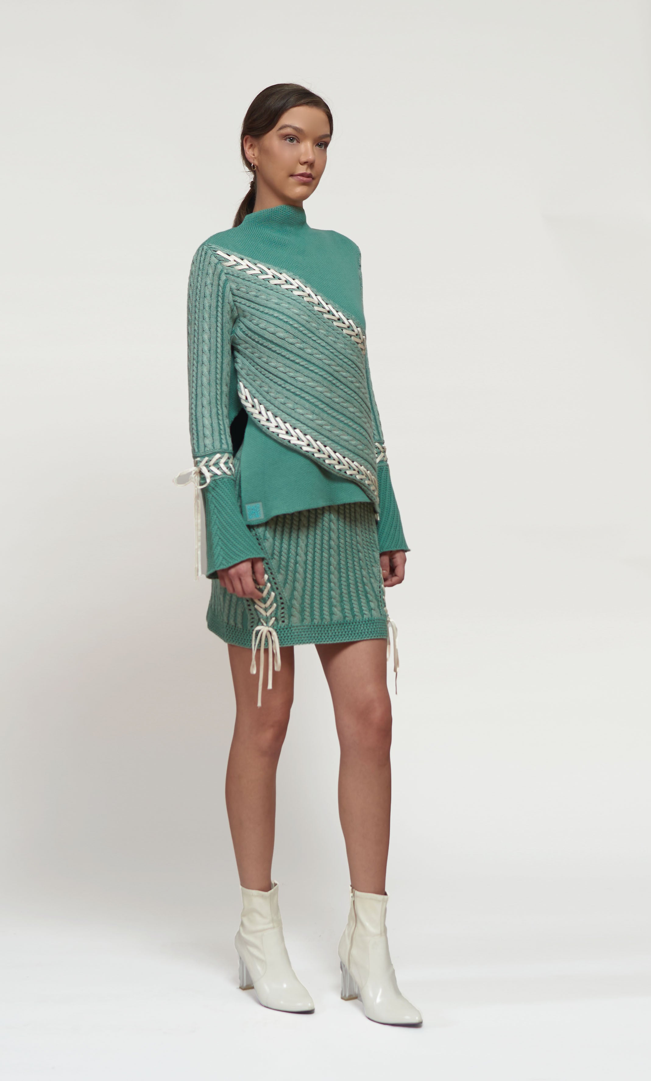 Primakind Mirella Knit Top And Skirt Set Two Piece
