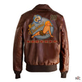 Miss Checkertail Jet Nose Art A2 Jacket