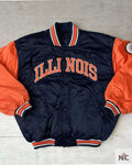 NCAA University Of Illinois Satin Jacket