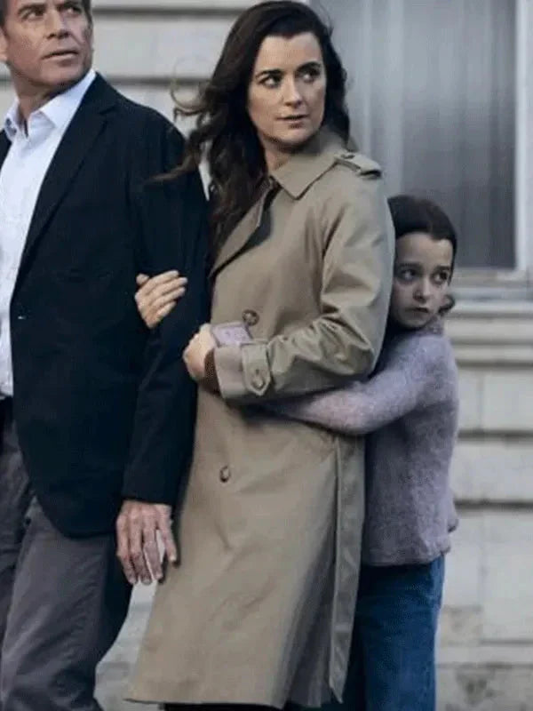 NCIS Tony & Ziva Cote de Pablo Cotton Coat
