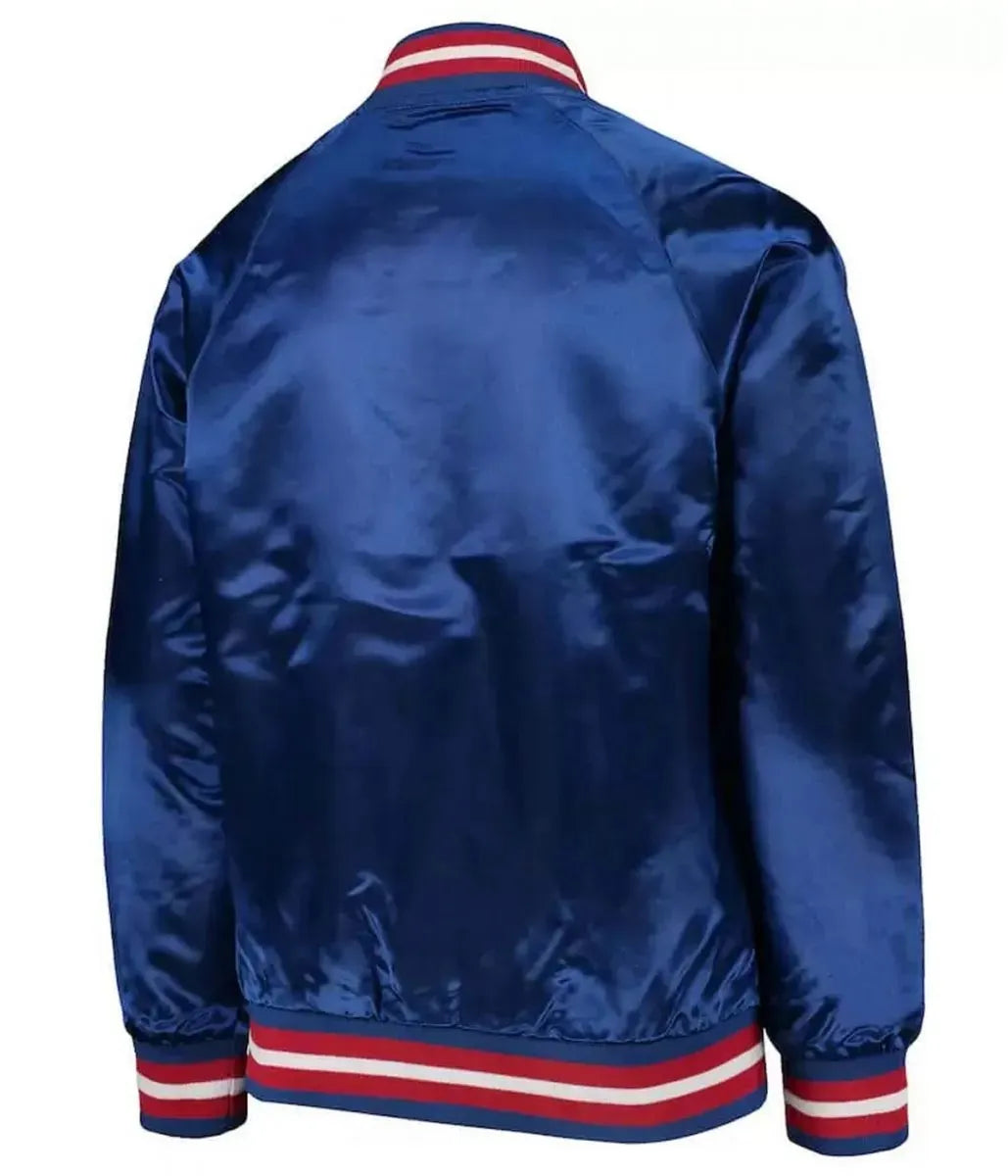 NY Giants Youth Lightweight Raglan Full-Snap Jacket