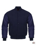 Navy Blue Varsity Jacket
