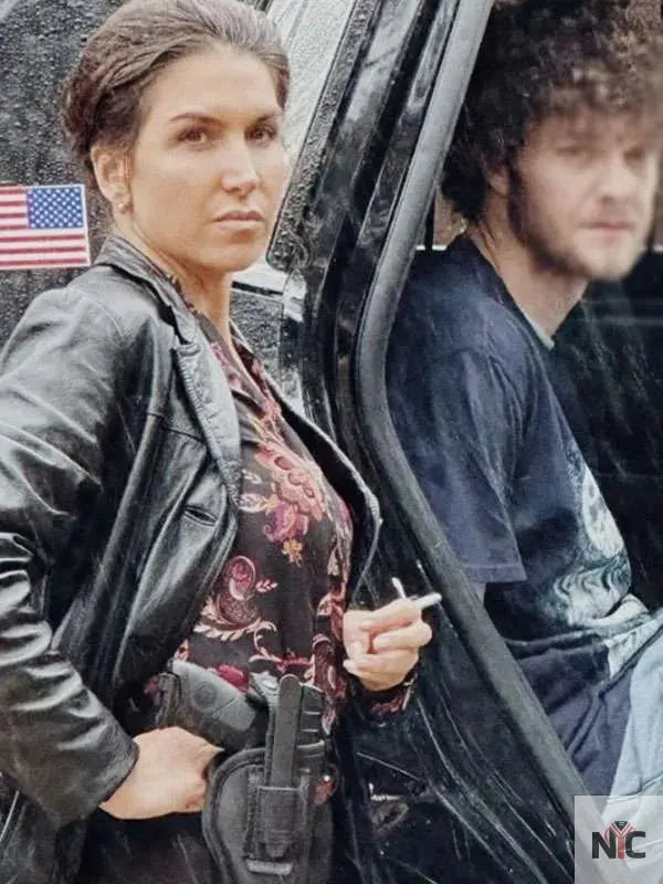 Neighborhood Watch Cecile Cubiló Leather Jacket