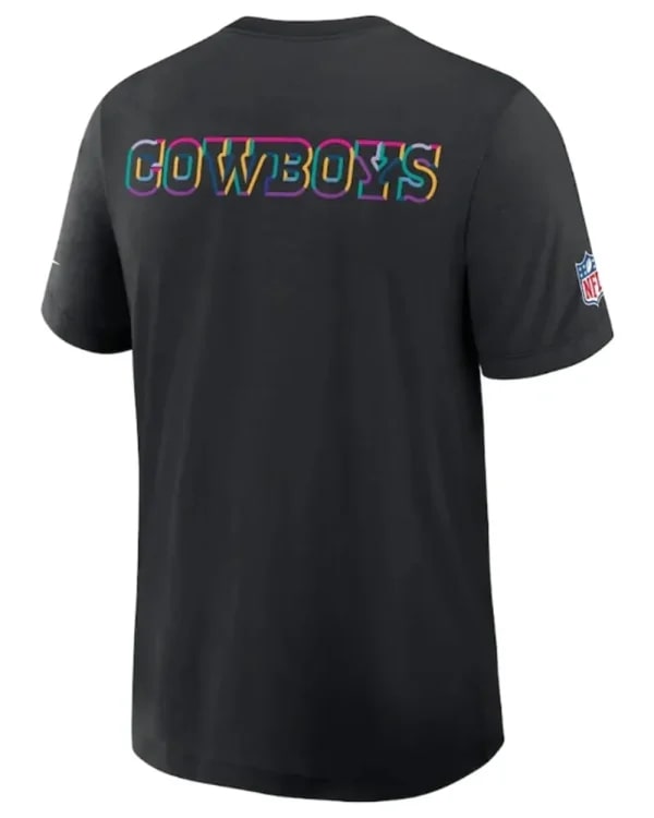 Dallas Cowboys Black 2025 Crucial Catch Dri-Fit T-Shirt