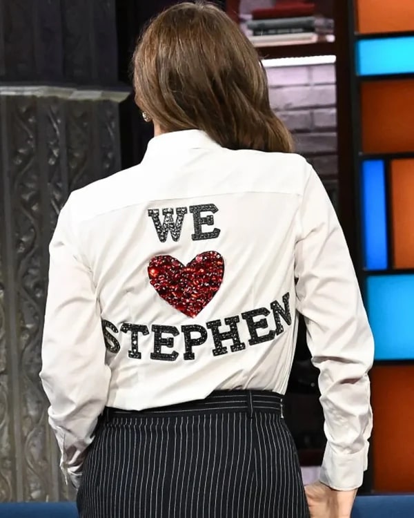 Drew Barrymore We Love Stephen White Shirt