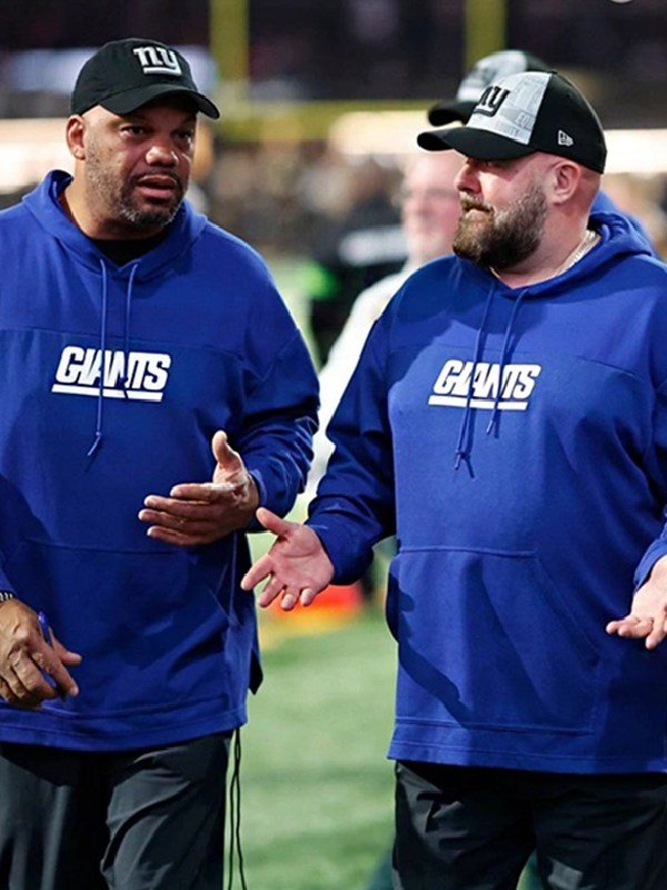 New York Giants Sideline Blue Hoodie