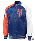 New York Mets Varsity Royal Satin Jacket