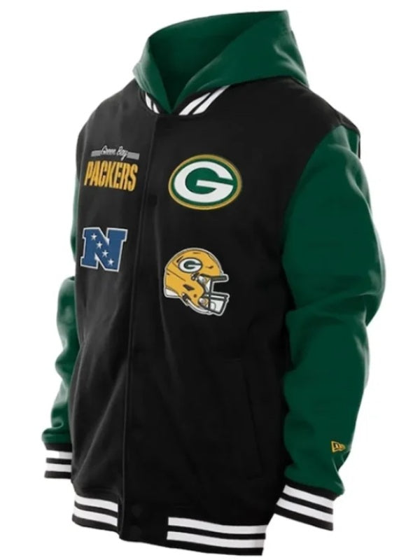 New Era Green Bay Packers Hoodie Jacket