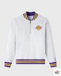 OVO X NBA Los Angeles Lakers Quarter-zip Mockneck Sweatshirt