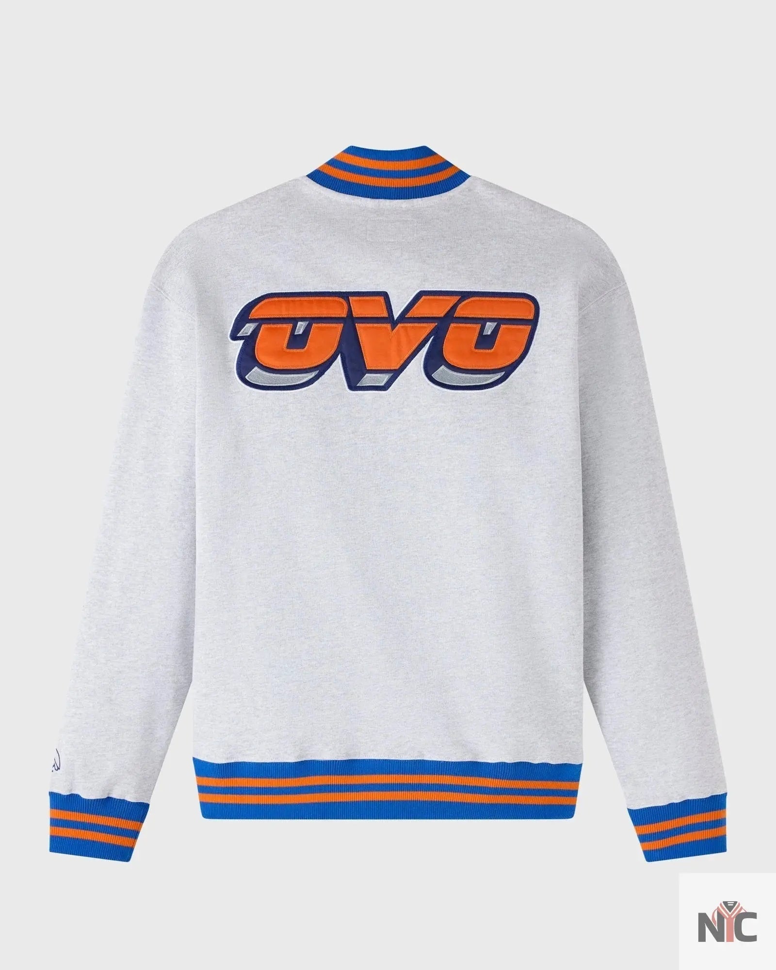 OVO X NBA New York Knicks Quarter-zip Mockneck Sweatshirt