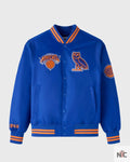OVO X NBA New York Knicks Varsity Jacket