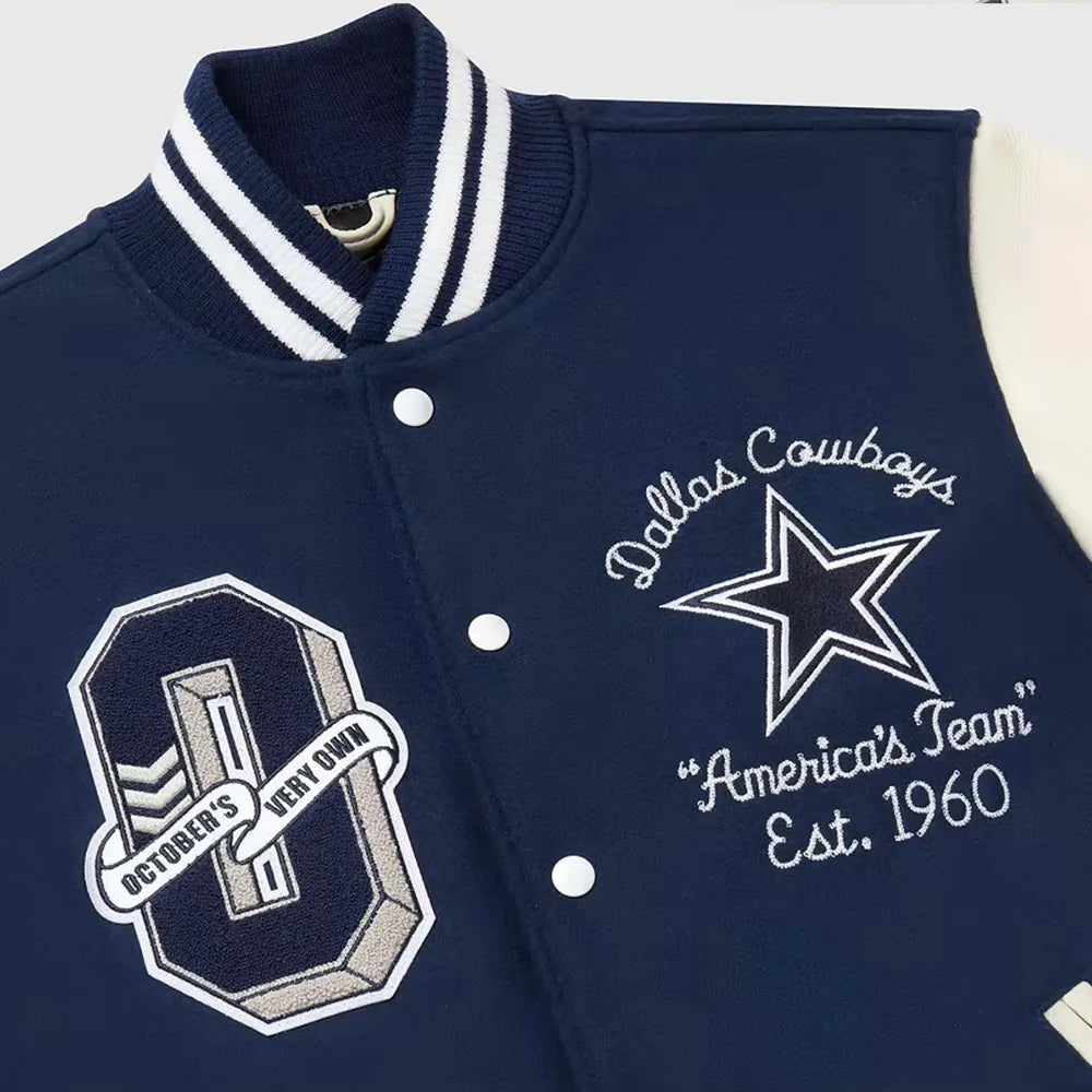 OVO X NFL Dallas Cowboys Varsity Jacket