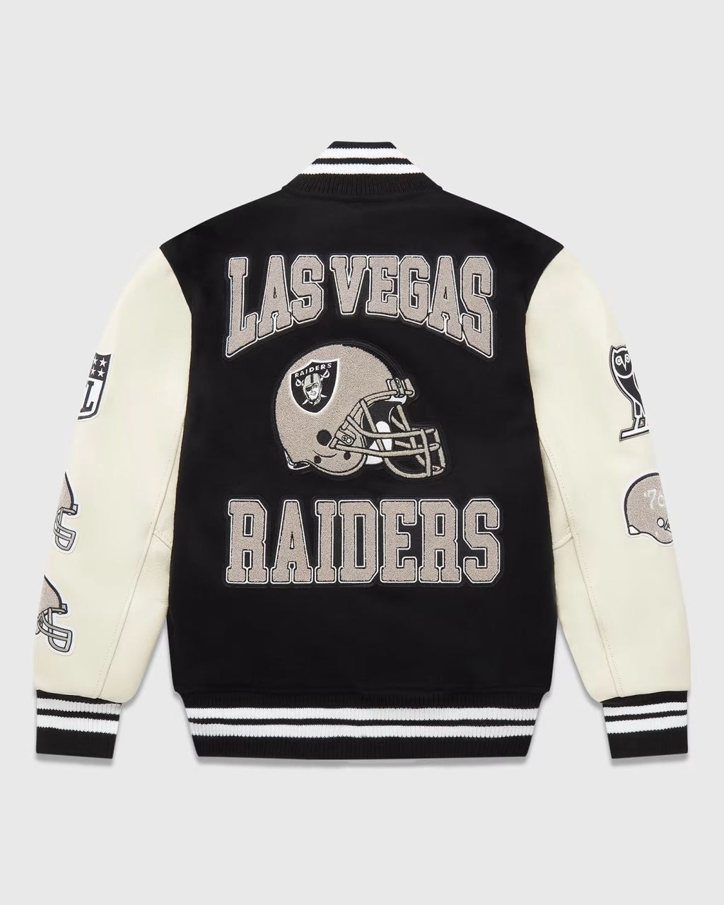 OVO X NFL Las Vegas Raiders Varsity Jacket